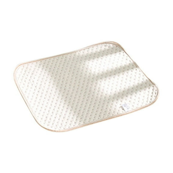 PATLOLLAV Waterproof Crib Mattress Protector Pad Incontinence Bed Pads Flannel Crib Protector Pad Reusable Water Resistant Cotton Mattress Protector Pad for Bed,Kids,Elderly,Pet,17.7x13.7inch