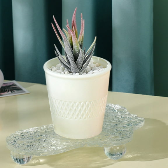 PATLOLLAV White Plastic Planter Pots,Mini Planter Flower Pots,Indoor Planters,Succulent Planters,Indoor Flower Plant Pots for Home Office Bedroom, Decorative Wastebasket