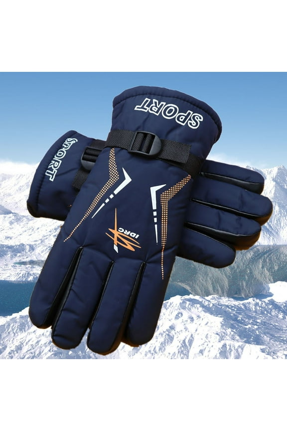 Winter Thermal Ski Gloves Touchscreen Waterproof Snow Women Men,Winter Warm Ski Gloves, Snowboarding Snowmobile Snow Surfing Riding Windproof Waterproof Warmth Keeping Gloves