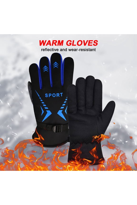 Winter Thermal Ski Gloves Touchscreen Waterproof Snow Women Men,Winter Warm Ski Gloves, Snowboarding Snowmobile Snow Surfing Riding Windproof Waterproof Warmth Keeping Gloves