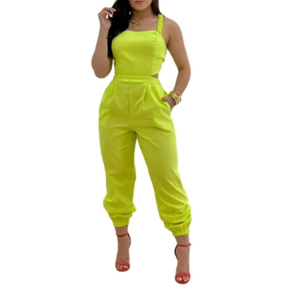 PATLOLLAV Womens Jumpsuits Womens Overalls with Suspenders and Print Casual Jumpsuit