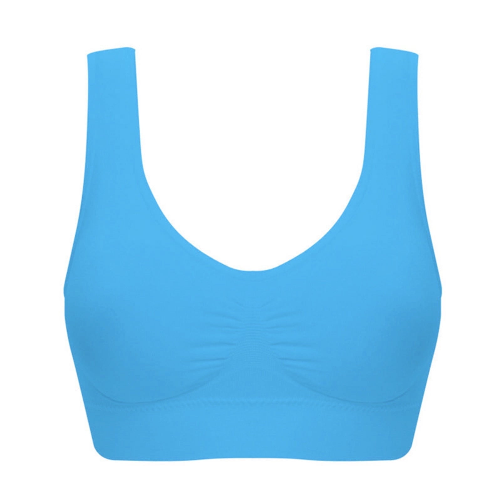 Womens Sports Bras Women Plus Size Bras Padded Seamless Sleepwear Yoga ...