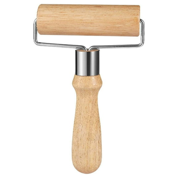 PATLOLLAV Wood Pastry Pizza Roller, Non Stick Wooden Rolling Pin for Home, Professional Dough Roller Tool Set for Baking, Cooking, Multifunction Craft Clay Roller, Easy to Handle