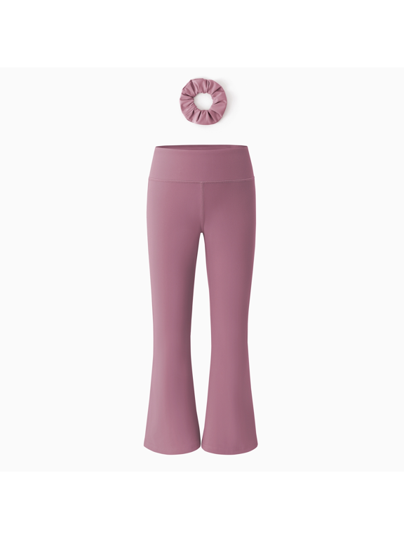 Girls Athletic Leggings with Pocket, Buttery-Soft & Ultra-Stretchy Yoga Pants for Running Dance Workout Casual