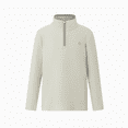 thumbnail image 1 of PATPAT Kids Heat-Retaining Sweatshirt, Cloud-Soft Smart-Thermal Quarter-Zip Sweater, Mock Neck Pullover with Thumb-hole Cuffs, 1 of 11