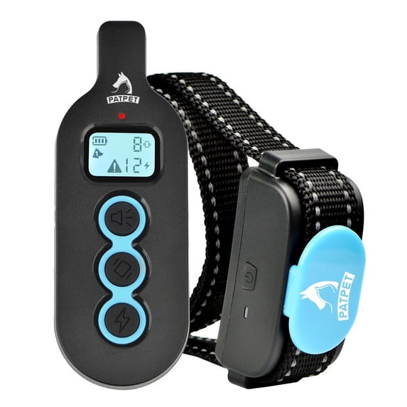 PATPET 1000ft Anti-Bark Remote Dog Training Shock Collar