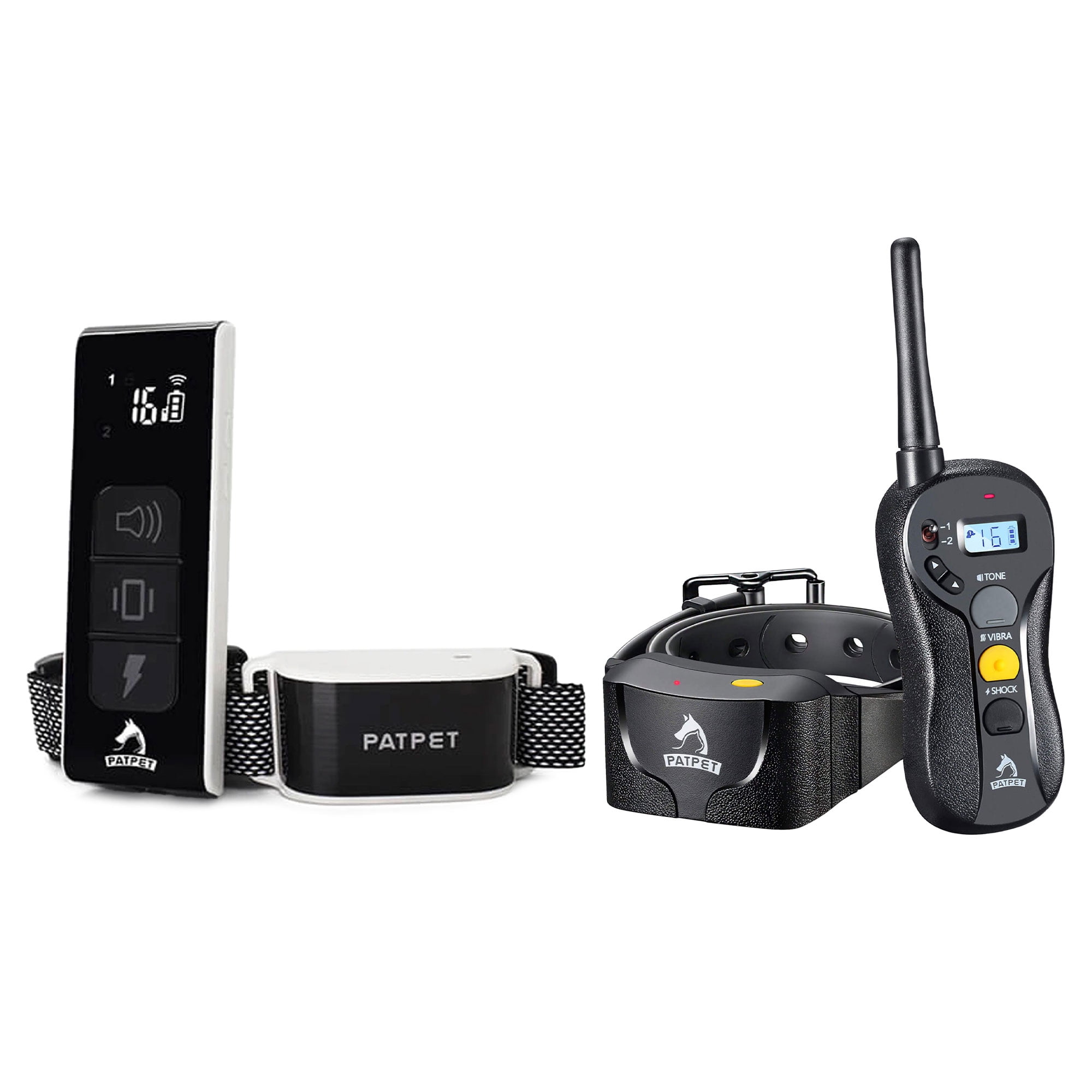 PATPET 650A Rechargeable Waterproof Training Collar w/ Dog Shock Collar