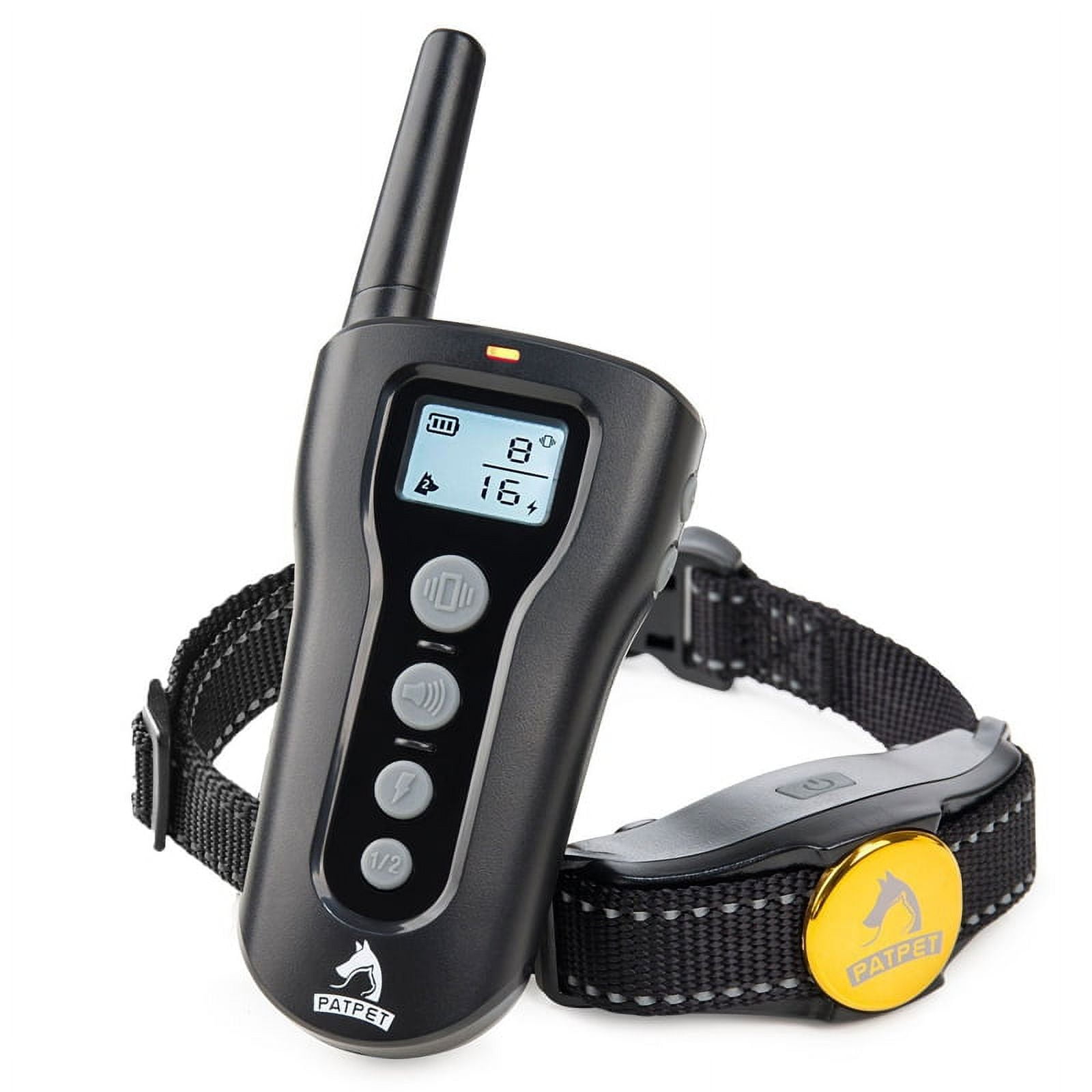 PATPET P320 1000ft Rechargeable Waterproof Dog Remote Training Shock ...