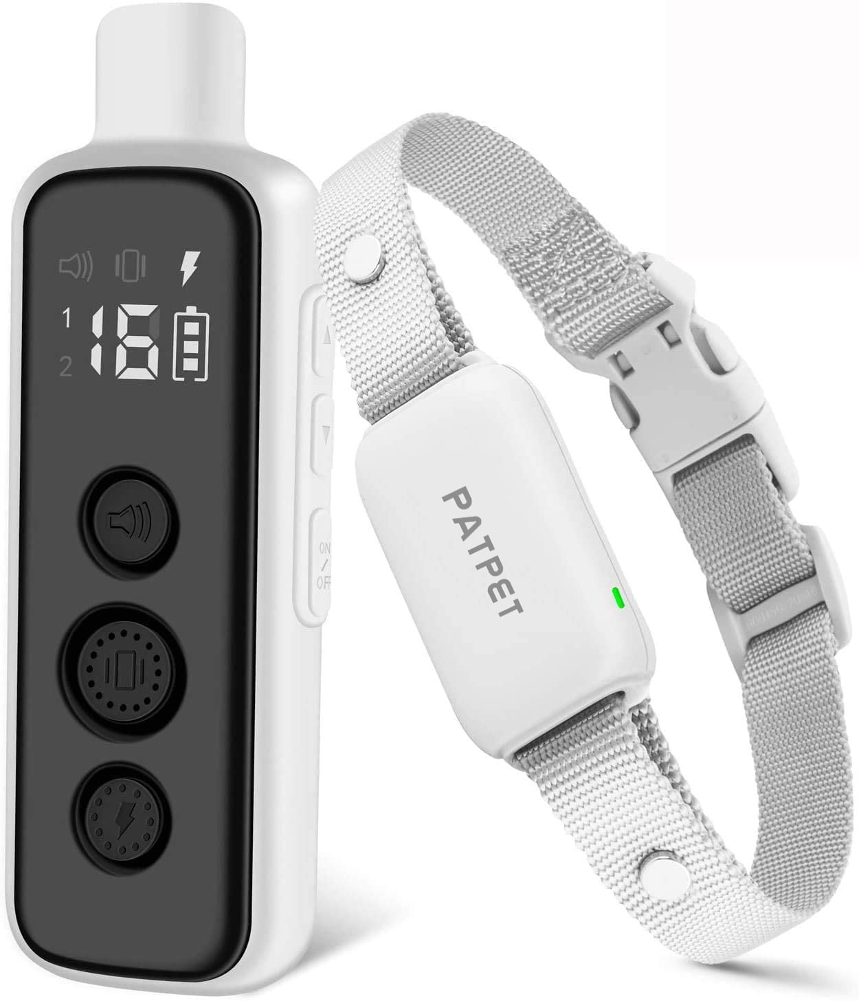 PATPET Shock Collar for Dogs Waterproof Rechargeable Dog Electric