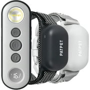 PATPET P680 1000ft Bark Control Remote Dog Training Shock Collar ,Vibration Tone Zap Functions ,2 Dogs