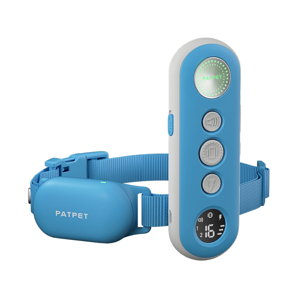 PATPET P680 Dog Training Collar Rechargeable Anti Bark Pet Trainer for Large Dogs Walmart