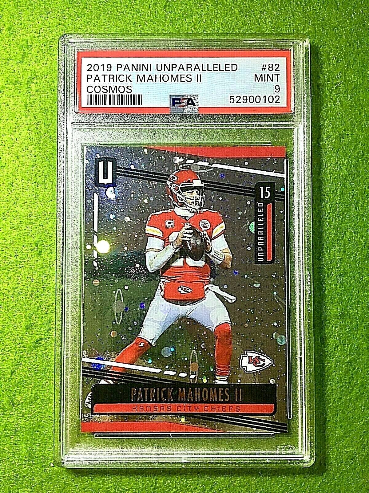 2019 2024 patrick mahomes Whirl /129 PSA 9