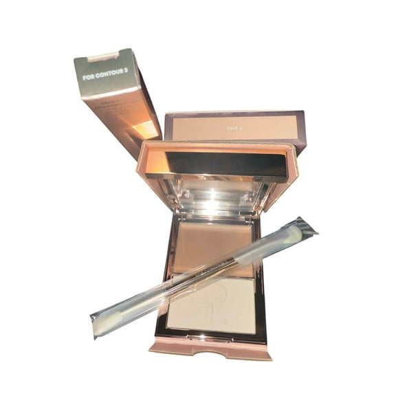 Patrick Ta - Dual Ended Precision Sculpting Brush & Major Skin Set - Fair 4