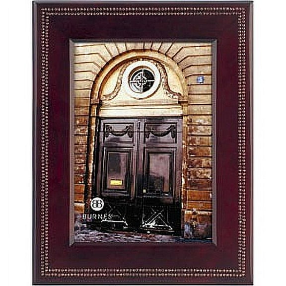 PATRICK dark walnut with bronze studs 5x7 frame - 5x7