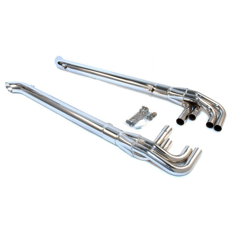 Patriot Exhaust Chrome Lake Pipes - 63 Patriot Exhaust Chrome Lake Pipes - 63
