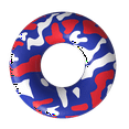 thumbnail image 1 of Koolwaves Red, White, and Blue Inflatable Swim Ring, Ages 8 & up, Unisex, 1 of 7