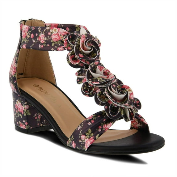 PATRIZIA QUINTEEL-FLW-BM Sandals Blackmulti