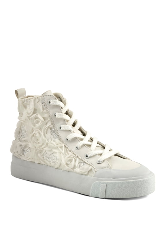 Women's HASTINGS Lace-Up Sneakers - Romantic Chiffon Ribbon Design, Cushioned Footbed, Versatile Comfort