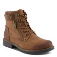 thumbnail image 1 of PATRIZIA Women's JADELYN Hiker Booties with Sweater-Knit Collar, Metal Eyelets, and Zipper Closure, 1 of 9