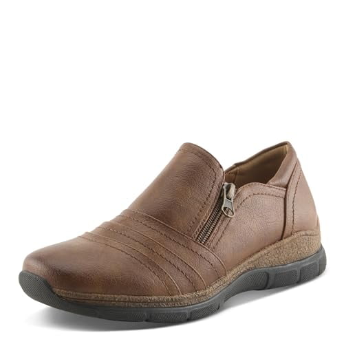 PATRIZIA Women's RIGNY Wedge Shoes with Tonal Stitching, Padded Back Collar, and Comfortable Fit