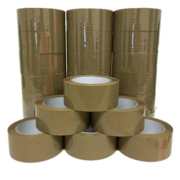 PATRON 3" Pack of 24 110 Yard Brown heavy-duty Sealing Adhesive Tape Packaging Shipping Carton Tape
