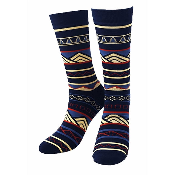 Pattern Mountain Knit Sock
