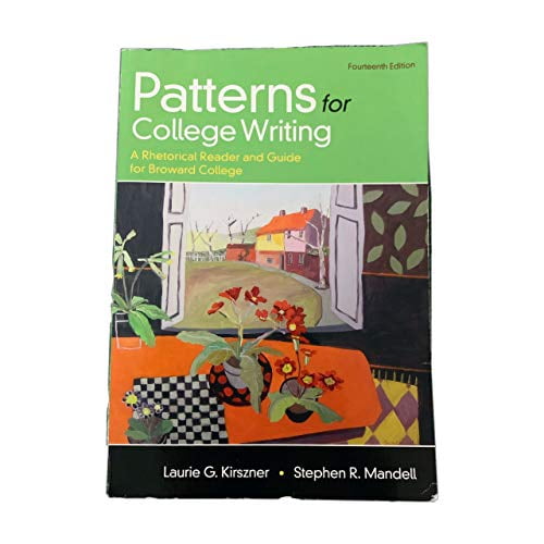 Pre-Owned PATTERNS F/COLLEGE WRITING >CUSTOM<, 9781319217587, 1319217583, Paperback,