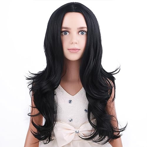 Childrens black wig discount