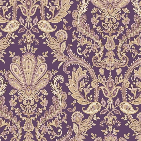 PATTON Jacobean Paisley Wallpaper