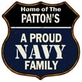thumbnail image 1 of PATTON'S Proud Navy Family Sign Shield Metal 12x12 Gift 211110017464, 1 of 1
