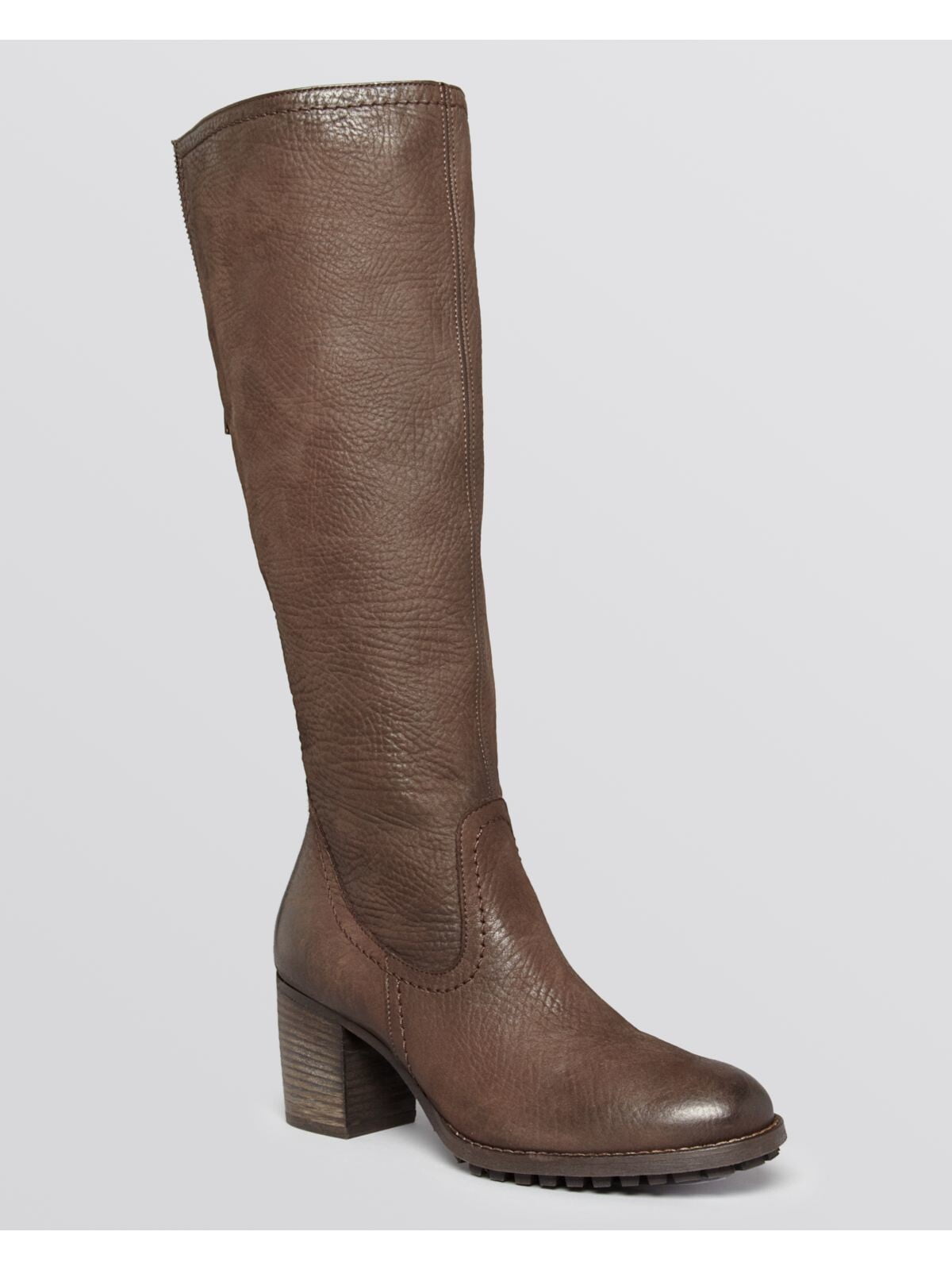 PAUL GREEN Womens Brown Dual Zip Closure Treaded Padded Charlotte Round