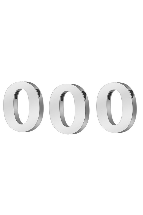 Angel Number Necklaces for Women 000 111 222 333 444 555 666 777 888 999 Chain Simple Stainless Steel Dainty Small Pendant Statement Personalized Jewelry Silver Number 000