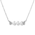 thumbnail image 1 of PAURO Butterfly Angel Numbers Necklaces for Women Stainless Steel 444 Numbers Pendant Choker Numerology Jewelry Silver, 1 of 4