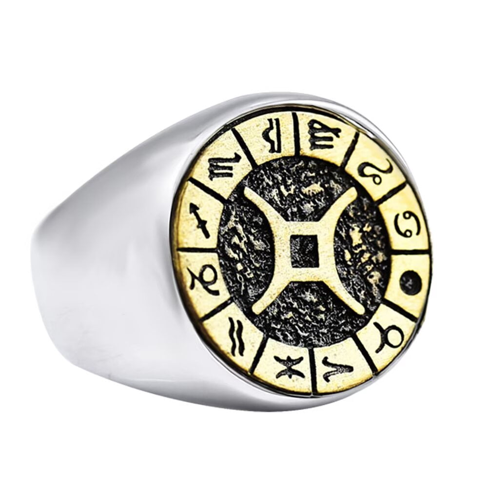 PAURO Phönix Ring – Klassischer Edelstahlring 12mm, Rund, Glatt, Ethnischer Stil, Für Damen Und Herren, Mit Schwarzem Samtbeutel