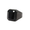 thumbnail image 1 of PAURO Men's Stainless Steel Vintage Punk Square Black Gemstone Ring for Wedding Statement Size 10, 1 of 4