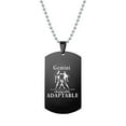 thumbnail image 1 of PAURO Men's Stainless Steel Vintage Square 12 Constellation Zodiac Sign Astrology Horoscope Pendant Necklace Gemini, 1 of 4
