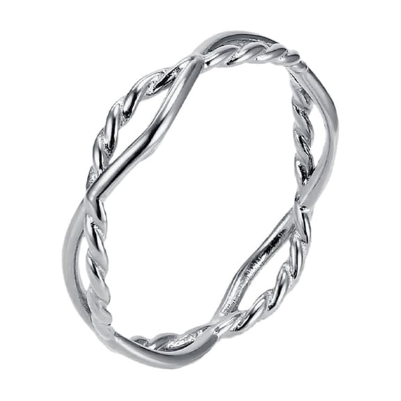 Jiaoiudi Men's Stainless Steel geometric pattern Lucky Ring,Single ...