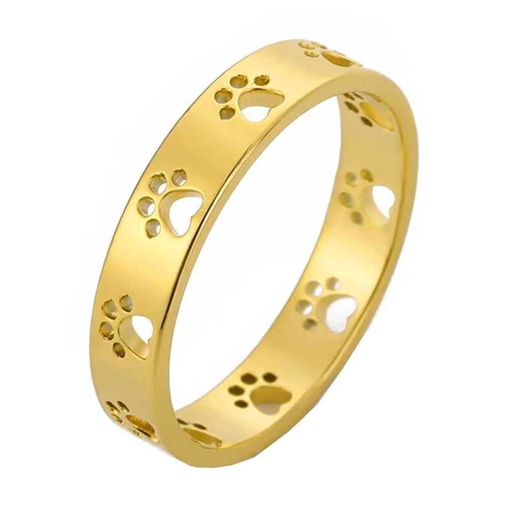 Ladytree S925 Sterling Silver Paw Print Bracelet - Pet Memorial Or Gift For Dog & Cat Lovers