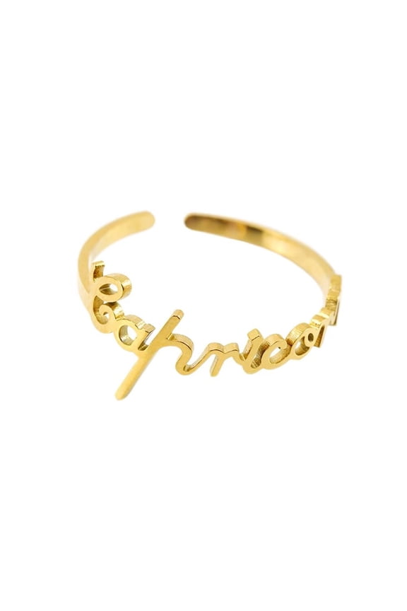 Women's Stainless Steel Zodiac 12 Constellation Stackable Ring for Women Jewelry Accessories Capricornus