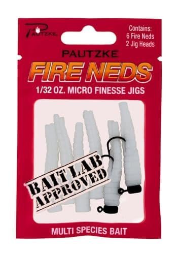 Pautzke Fire Ned 1/32 Fishing Kit with Split Tail Jig for Multi