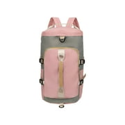 PAVEOS Backpack for Women The Durable Crowdsource Design Duffel Bag with 7 Optimal Compartments Including Water Resitive Pouch,Dry Wet Separated Gym Bag Travel Backpack Pink-a
