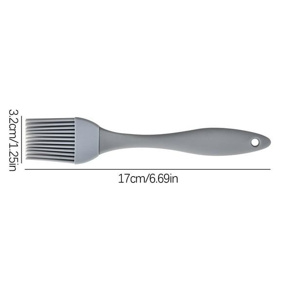 PAVEOS Barbecue Tools in Clearance Oil Brush Household Seasoning Brush Split Type Oil Brush Kitchen Food Oil Brush Barbecue Brush Gray-j
