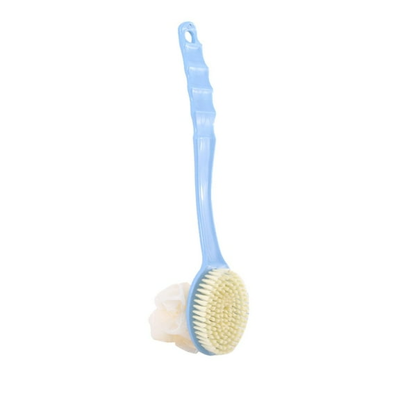 PAVEOS Brushes for Shower Clearance Long Handle Back Body Brush Bath Shower Exfoliating Scrub Skin Massages Blue-t