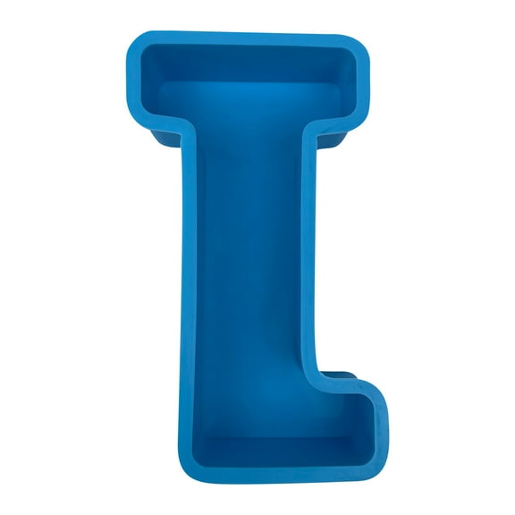 PAVEOS Cake Mould Clearance Sale Large Alphabet Epoxy Resin Mould English Letter Alphabet Letter blue-d