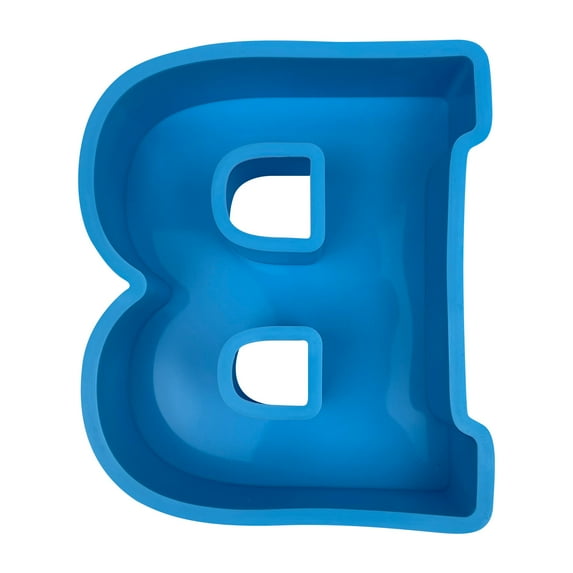 PAVEOS Cake Mould Clearance Sale Large Alphabet Epoxy Resin Mould English Letter Alphabet Letter blue-v