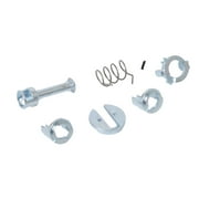 PAVEOS Car Parts and Accessories Door Lock Cylinder Barrel Repair Kit for X3 X5 E53 E83 Front Left Or Right Silver-a