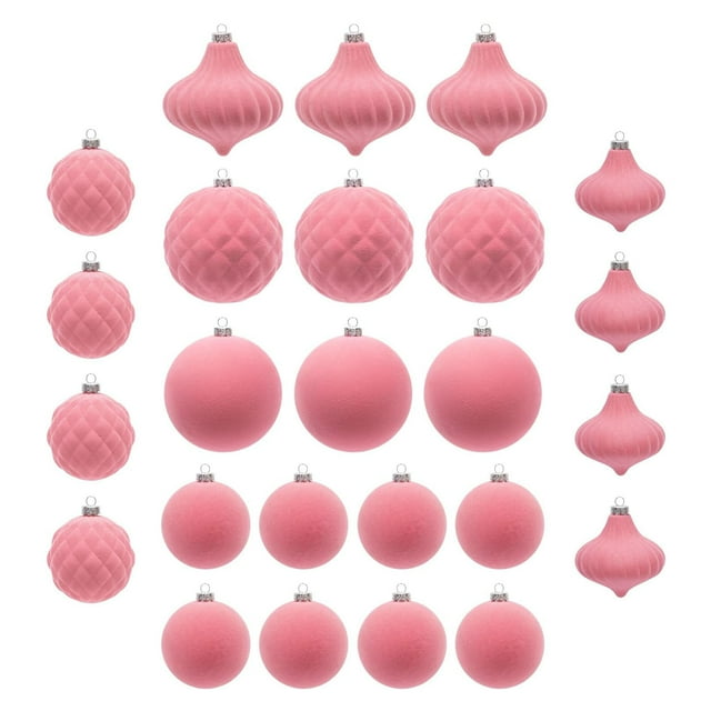 PAVEOS Christmas Decoration Supplies Clearance Velvet Christmas Balls