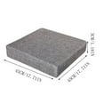 thumbnail image 1 of PAVEOS Corduroy Chair Cushion for Dining Chairs, 17.7x17.7in Thick Memory Foam Seat Cushions for Long Sitting Comfortable, 1 of 4