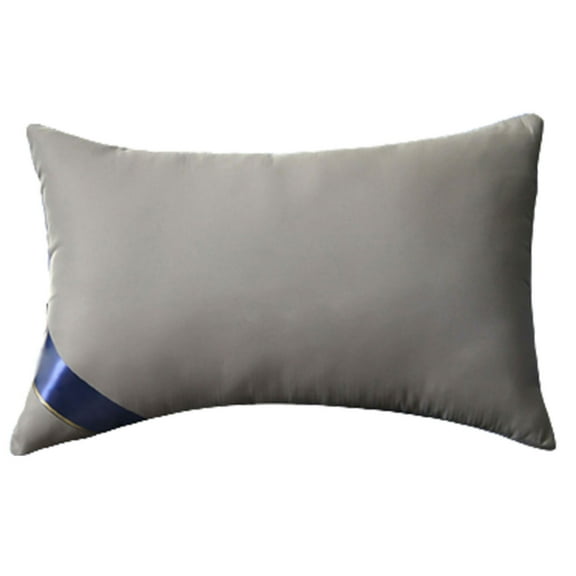 PAVEOS Feather Velvet Hotel-grade Pillows Core Soft and Supportive Down Bed Pillows Suitable for Back Side and Stomach Sleepers Made of Skin-friendly Cotton Fabric Large Throw Pillows Gray