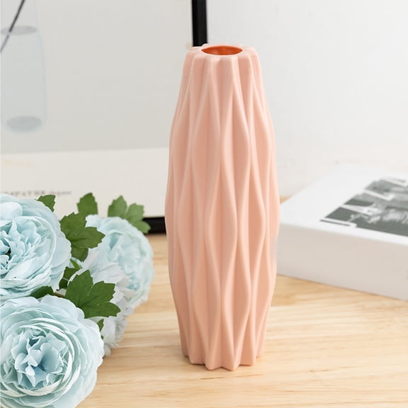 PAVEOS Flower Vase, Plastic Shatterproof Flower Vases Decorative Flower Vases for Wedding Reception, Home Decor, Housewarming Gift